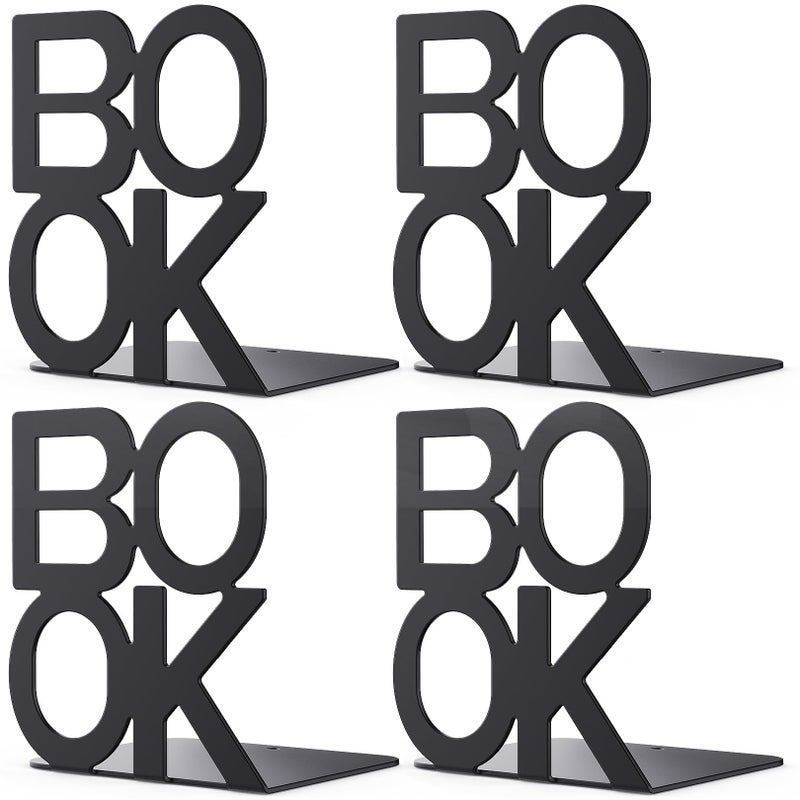 shikaman Book Ends,BookEnds Supports for Bookrack Desk,Bookend are Used for Books, Unique Appearance Design,Heavy Duty - Image 1